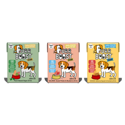 Furr Boost Smoothie Drink For Dogs Variety Pack 400ml