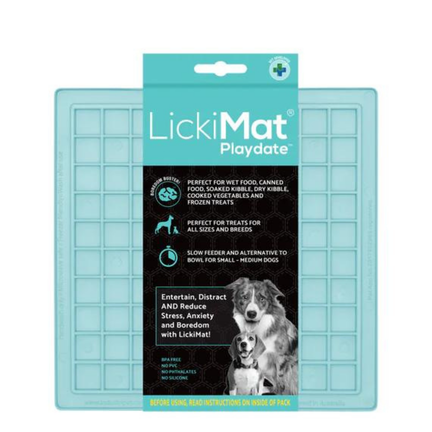 LickiMat Playdate Classic Dog Slow Feeder Food Mat