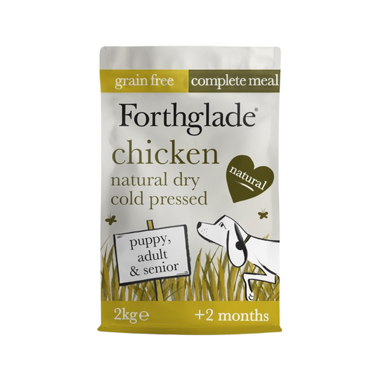 Forthglade Dog Food Cold Pressed Dry Gluten Free Chicken With Sweet Potato, 2kg