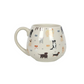 Dog Print Rounded Ceramic Mug