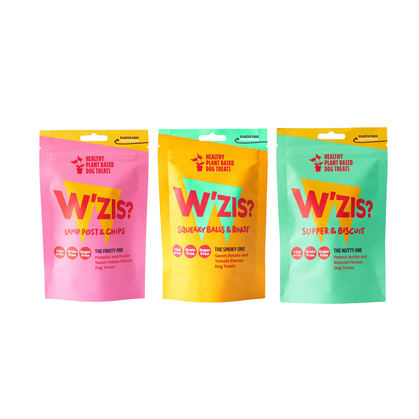 WZIS Dog Treats Now in Brand New Larger Pouches, 80g