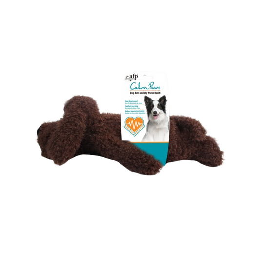 All For Paws Little Calm Paws, Anti-Anxiety Plush Dog Toy With Heartbeat