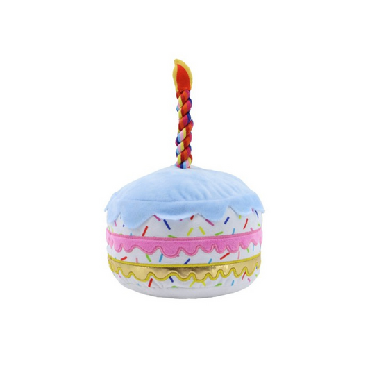 Ancol Birthday Cake Toy With Rope Candle
