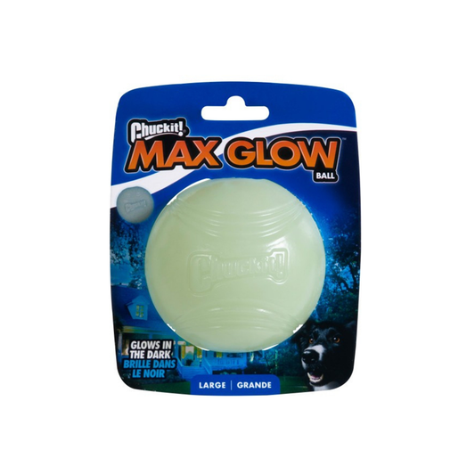 Chuckit! Max Glow Ball 1 Pack Large 7.3cm