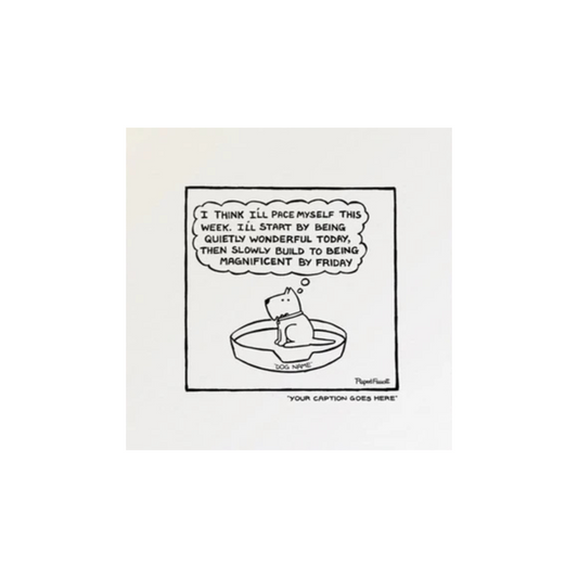 Pace Myself This Week Original Print Artwork, by Rupert Fawcett
