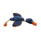House of Paws Navy Duck Canvas Thrower Dog Toy