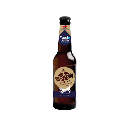 Woof & Brew Beer For Dogs, Alcohol Free, Bottom Sniffer, 330ml