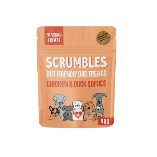 Scrumbles Dog Treats Softies Chicken and Duck Training Treats 90g