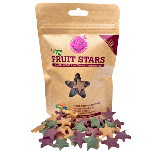 *NEW Maks Patch Fruit Stars Dog Treats, 100g