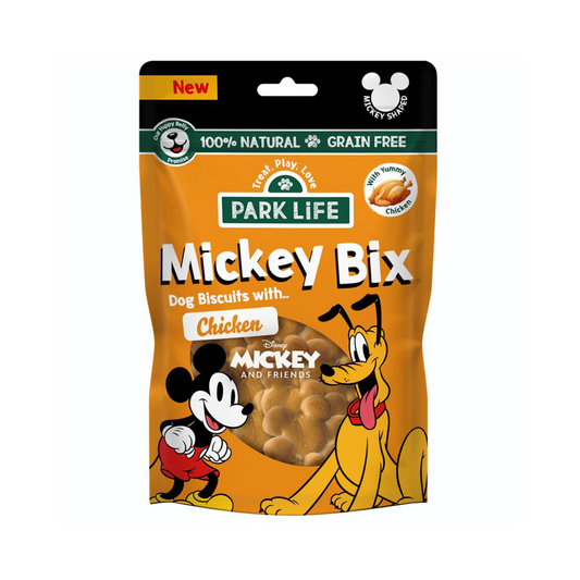 Park Life Mickey-Bix Dog Biscuits Chicken 100g