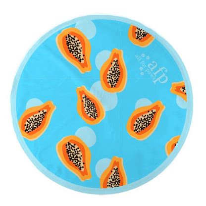 All For Paws Dog Cooling Mat, Available in Papaya & Kiwi print