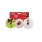 Ho Ho Ho Pack of 3 Christmas Toys