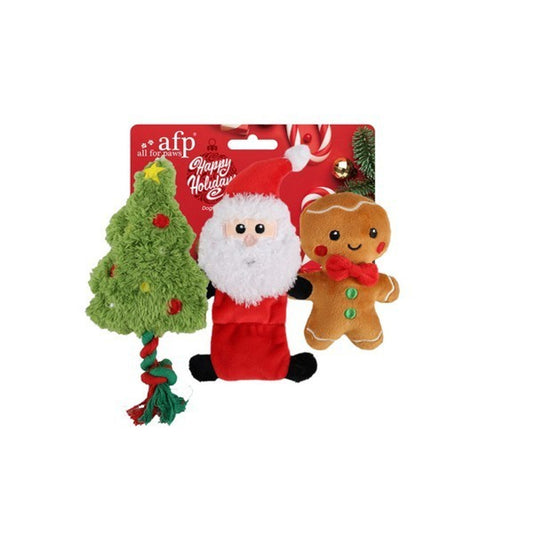 Ho Ho Ho Pack of 3 Christmas Toys