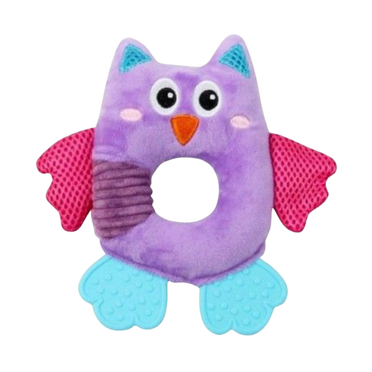 Pawise Hollow Owl Squeaky Dog Toy
