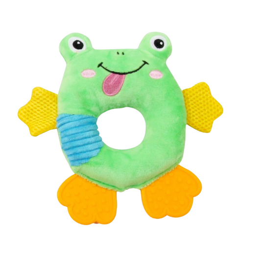 Pawise Hollow Frog Squeaky Dog Toy