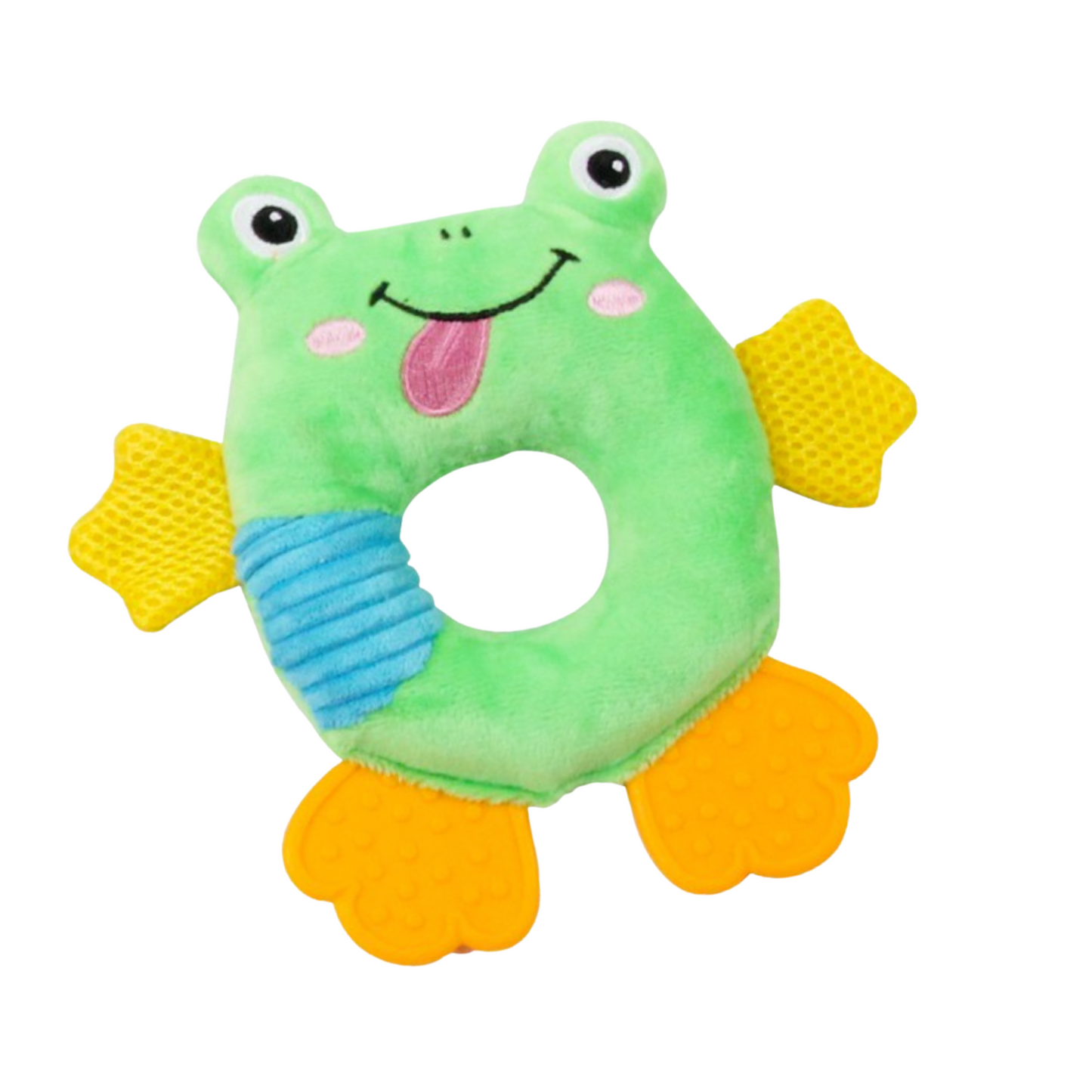 Pawise Hollow Frog Squeaky Dog Toy