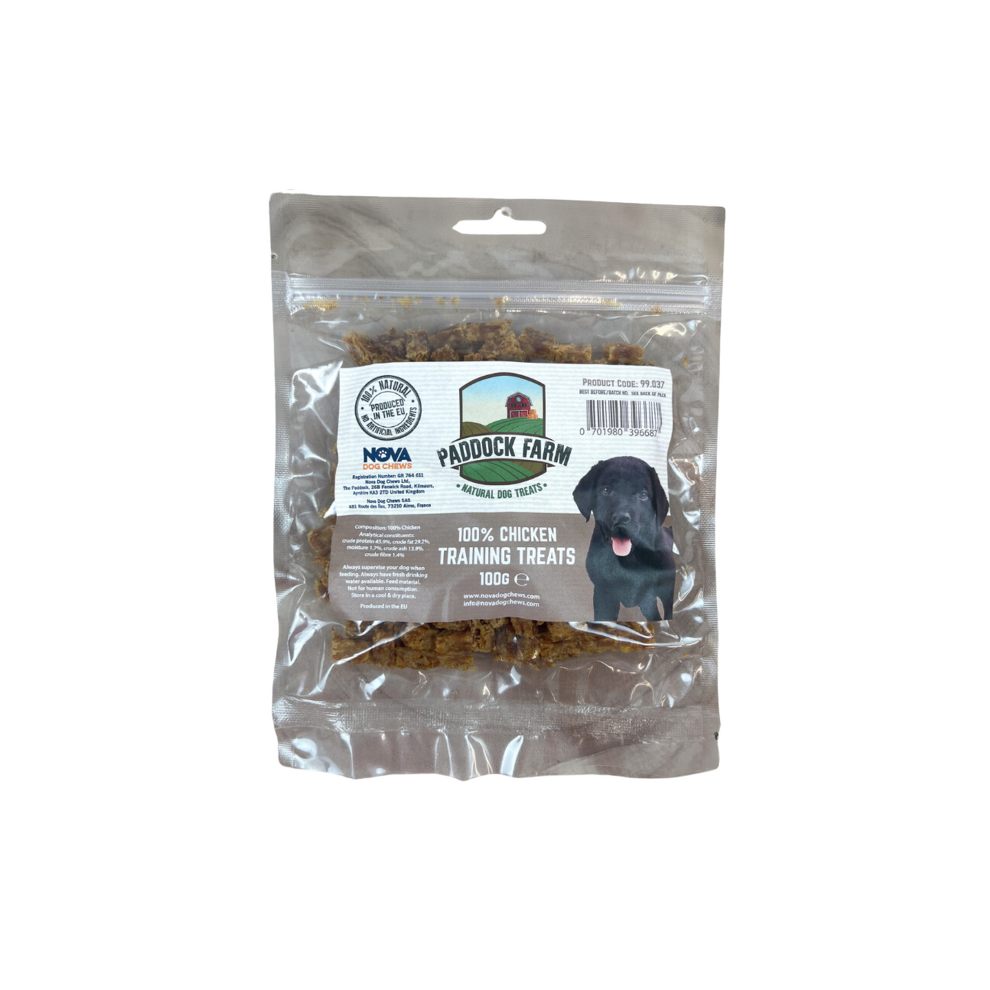 Paddock Farm 100% Natural Dog Training Treats, Available In 6 Flavours 100g & 1kg