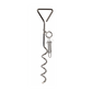 Animal Instincts Spiral Tie Out Stake Heavy Duty With Spring Heavy Duty, 41cm