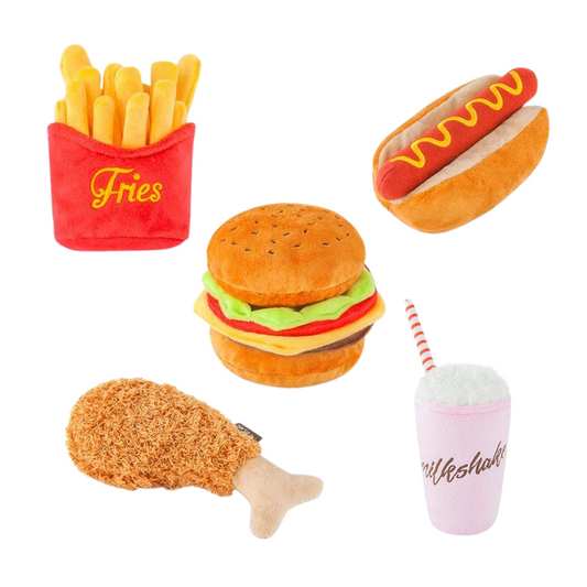 In Vogue Food & Drink Dog Toys