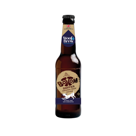 Woof & Brew Beer For Dogs, Alcohol Free, Bottom Sniffer, 330ml