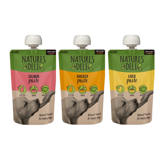 Natures Deli Paste Available in 3 Flavours Salmon & Chicken & Liver, 100g
