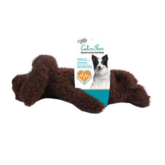 All For Paws Little Calm Paws, Anti-Anxiety Plush Dog Toy With Heartbeat