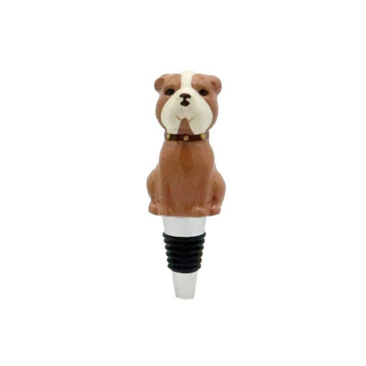 British Bulldog Wine Bottle Stopper