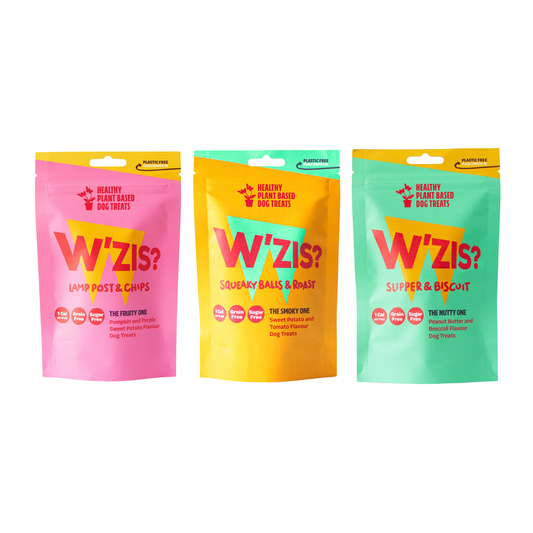 WZIS Dog Treats Now in Brand New Larger Pouches, 80g