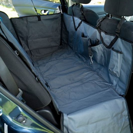 Henry Wag Pet Car Hammock, Waterproof Rear Seat Protector for Dogs