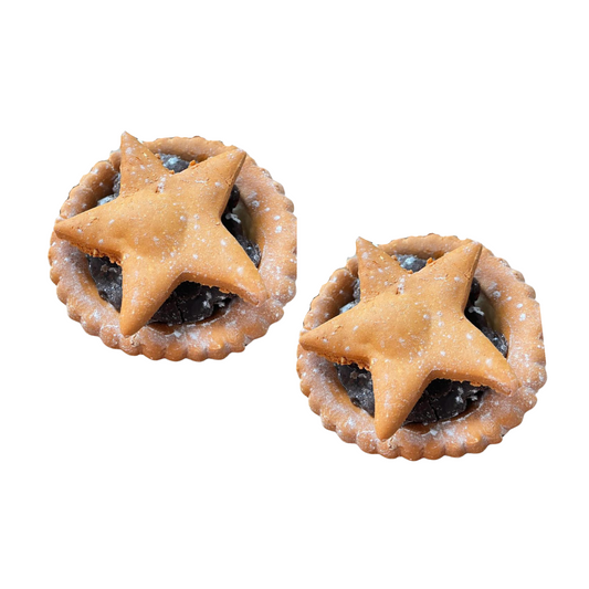 Christmas Mince Pies, For Your Dog, Made With Dog Safe Peanut Butter & Carob, By Life of Riley Bakery
