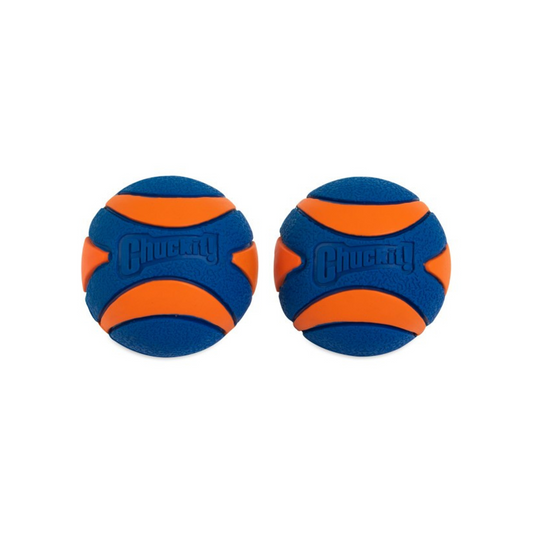 Chuckit Ultra Squeaker Ball, Available in Small & Medium, 2pk