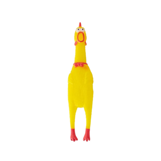 Squeaky Chicken Dog Toy
