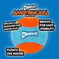 Chuckit Amphibious Mega Ball, Extra Large Floating Dog Ball for Land & Water