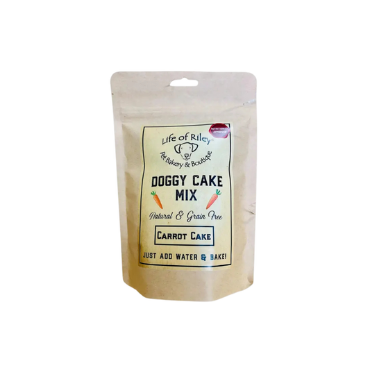 Christmas Carrot Cake Mix For Dogs, DIY At Home Kit, Make a Cake, Muffins or Cupcakes, Includes Icing, By Life Of Riley Bakery