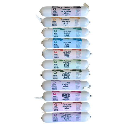 Paddock Farm Luxury Pate, Available in 11 Flavours, 92-94% Meat Content, Buy in Bulk & Save, 400g