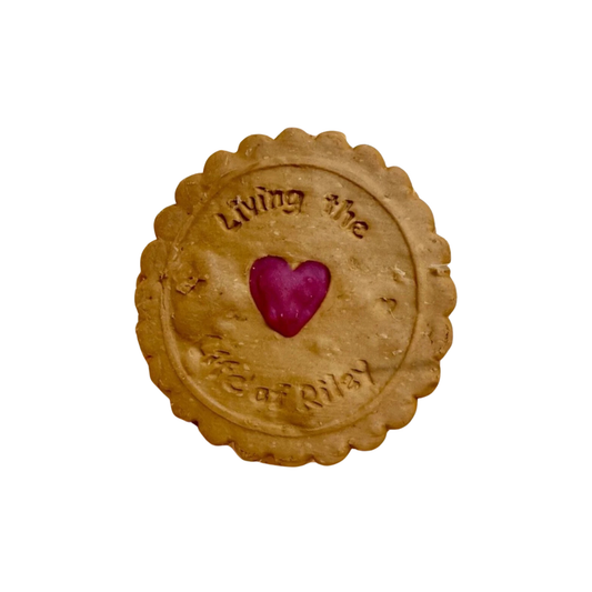 Jammy Dodger Biscuit For Dogs, By Life of Riley Bakery, Single