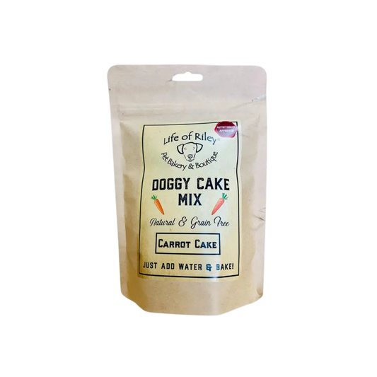 Christmas Carrot Cake Mix For Dogs, DIY At Home Kit, Make a Cake, Muffins or Cupcakes, Includes Icing, By Life Of Riley Bakery