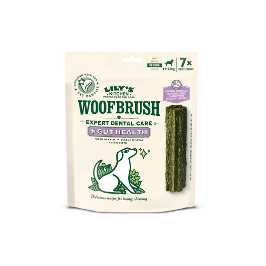 Lilys Kitchen Woofbrush Dental Chew Gut Health Medium