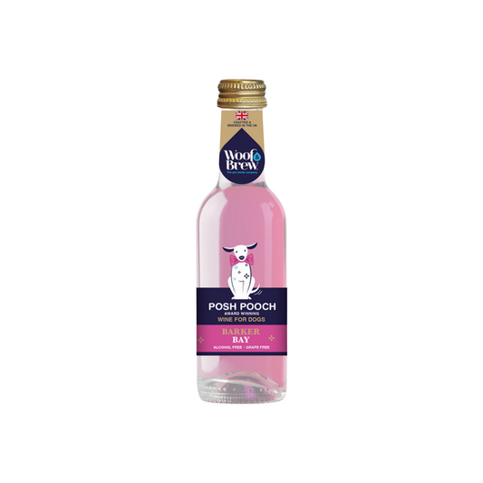 Woof & Brew Rosé Wine For Dogs, Alcohol Free, Barker Bay, 250ml