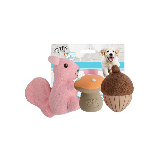 All For Paws Little Buddy Forest 3pk Toy