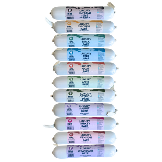 Paddock Farm Luxury Pate, Available in 11 Flavours, 92-94% Meat Content, Buy in Bulk & Save, 400g