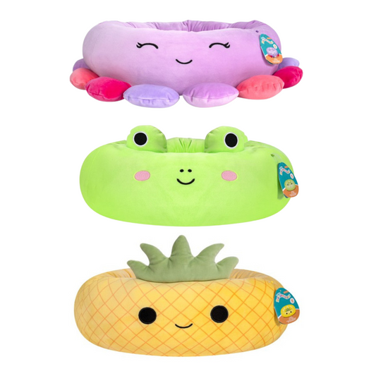 Squishmallows Dog Bed Available In Maui the Pineapple, Wendy the Frog & Beula the Octopus, Medium (24")
