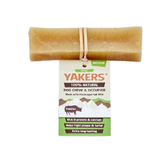 Yakers Dog Chew Apple Flavour Medium 70g & Extra Large 140g