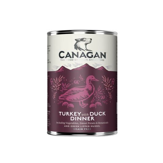 Canagan Turkey & Duck Dinner Wet Food For Dogs 400g