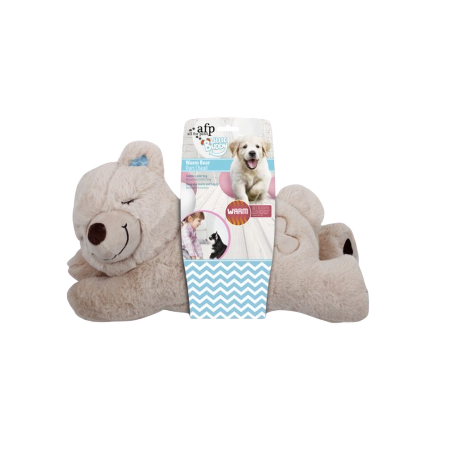 All For Paws Little Buddy Warm Bear Puppy Toy