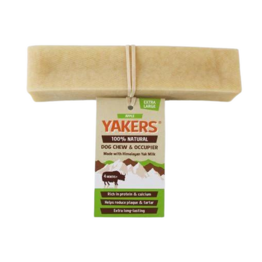 Yakers Dog Chew Apple Flavour Medium 70g & Extra Large 140g