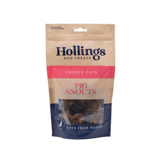 Hollings 100% Natural Pig Snouts, 120g