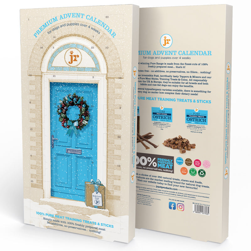 Pure Ostrich Advent Calendar - front and back