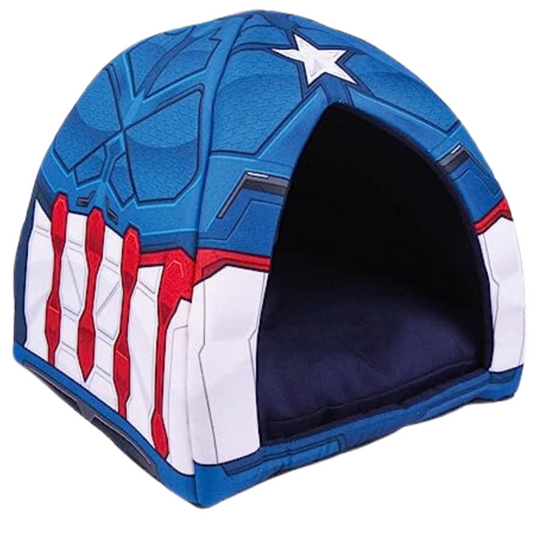 Captain America Dog & Cat Cave Bed