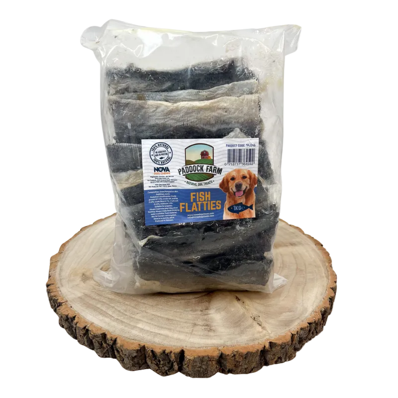 Fish Flatties Dog Treats 1kg | Omega-Rich Natural Chews – MUTHAPUPPA